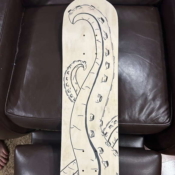 Hand Drawn Skateboard Deck - Picture 1 of 1
